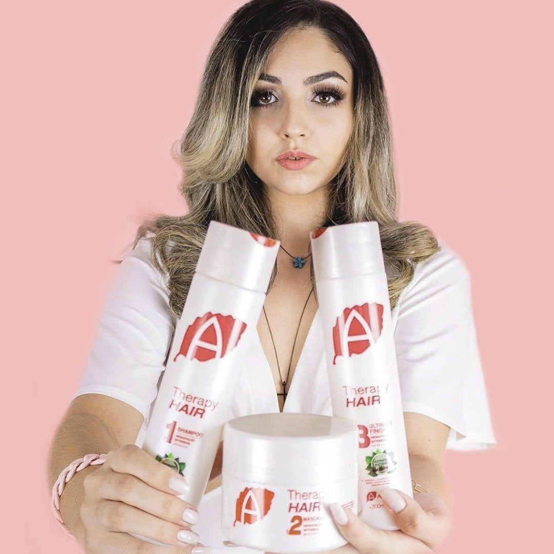 Kit Therapy Hair 3 Passos Adlux Cosméticos Profissionais