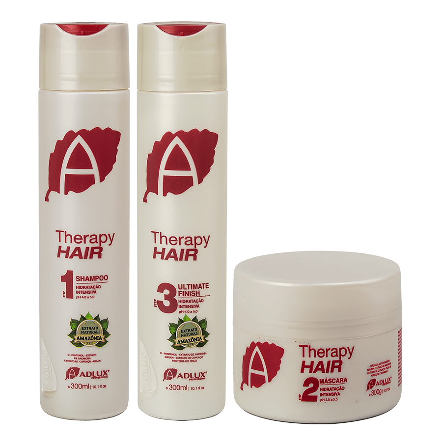 Kit Therapy Hair 3 Passos Adlux Cosméticos Profissionais